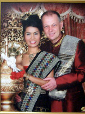 wedding Thai.jpg - Charles Law and his wife.
